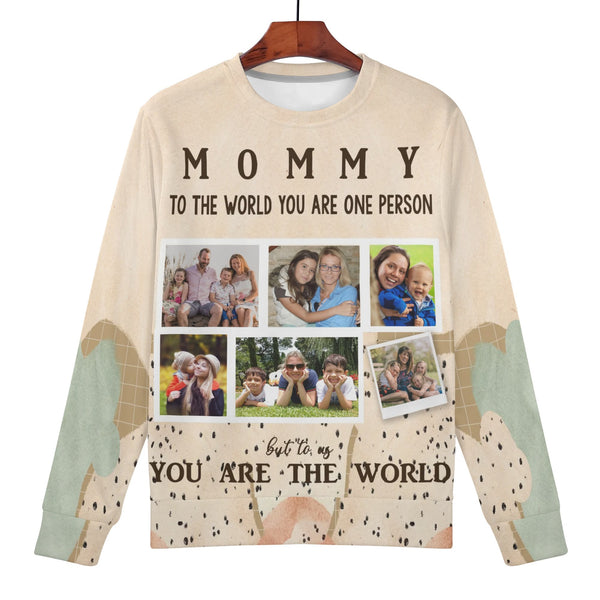 Womens All Over Print Sweater